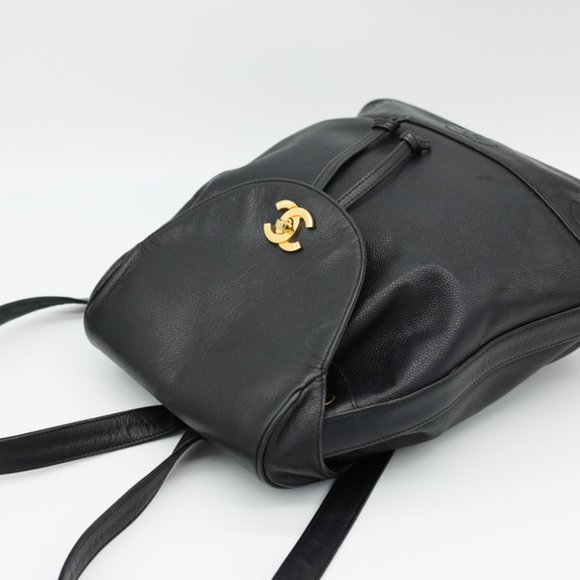 Chanel Triple Stitched CC Caviar Medium Flap Backpack - Picture 10 of 12